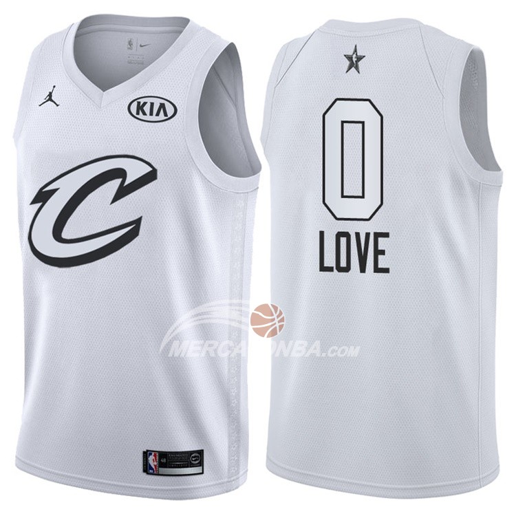 Maglia NBA Kevin Love All Star 2018 Cleveland Cavaliers Bianco